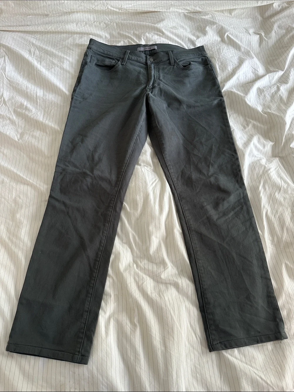 Joe’s - Men’s Classic Deep Forest Green Straight-Leg Slim Fit Jeans